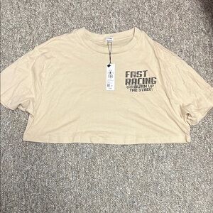 Garage Cropped Graphic Tee